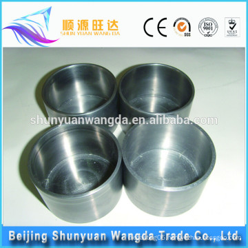 pure W crucibles for melting steel